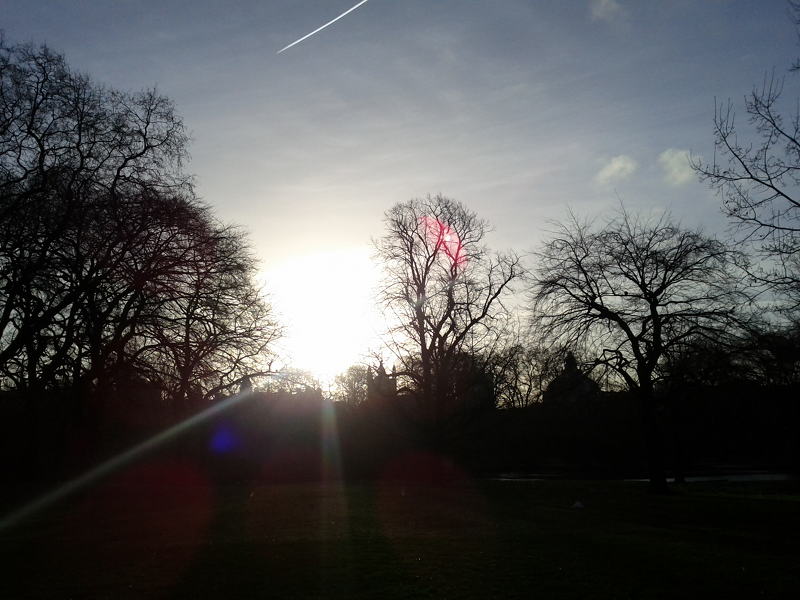 Sun over St. James's Park