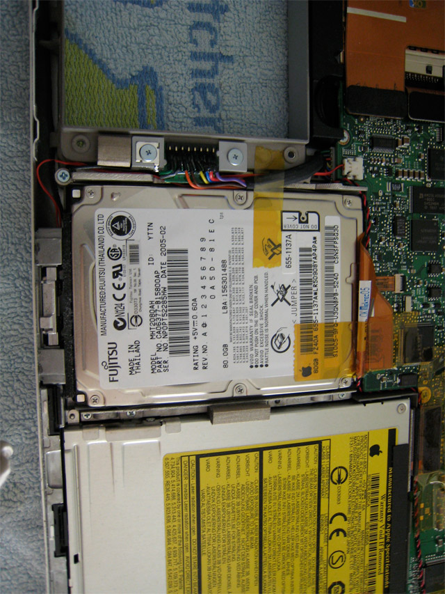 Powerbook's hard drive