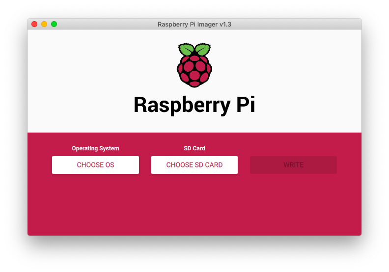The Raspberry Pi Imager utility
