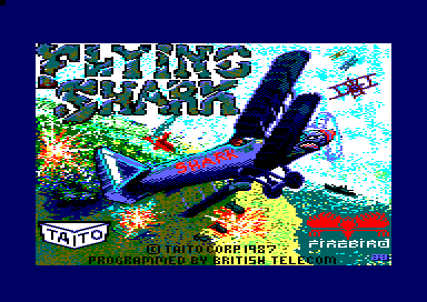 Flying shark loading screen