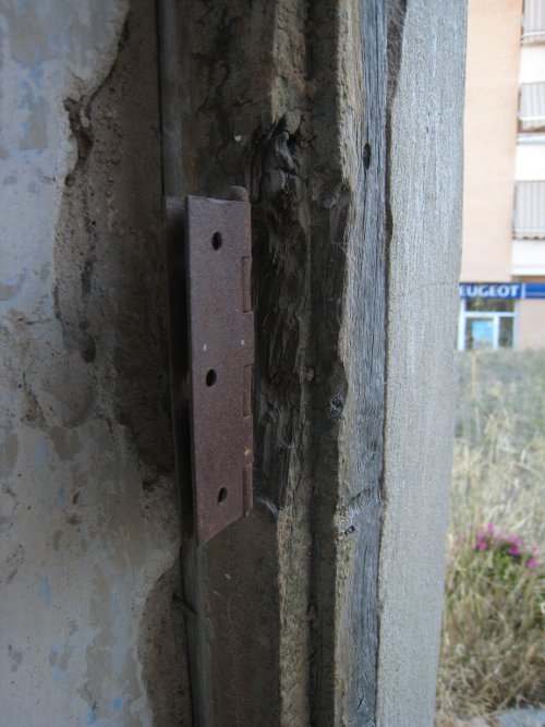 One of the hinges